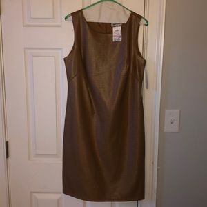 Faux Leather Dress